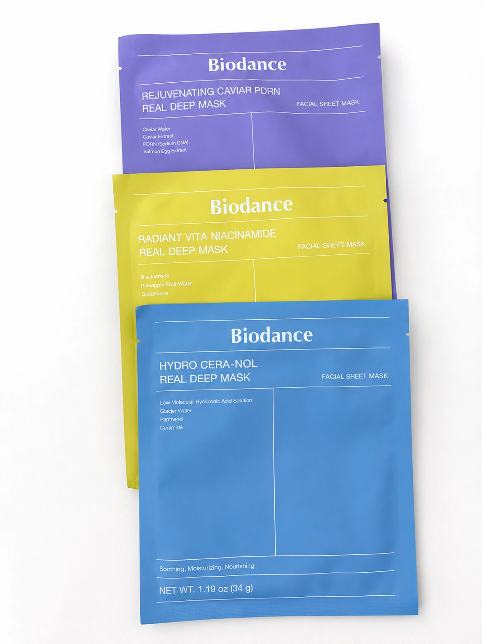 Masques Biodance collagène 